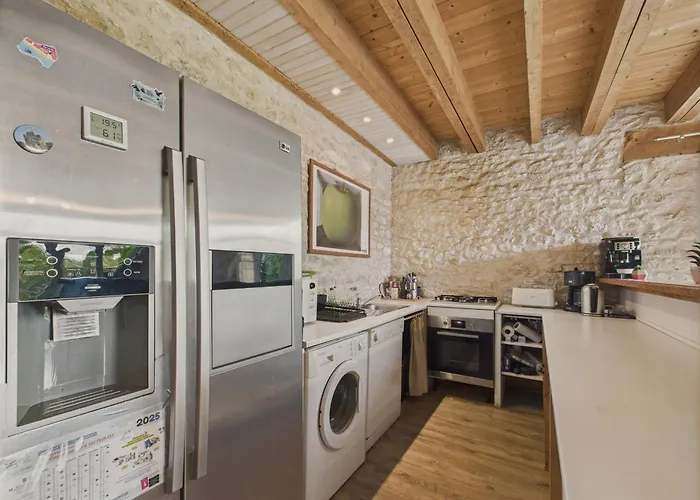 Maison Authentique En Pierre Pour 7 Avec Jardin Saint-Vincent-sur-Jard