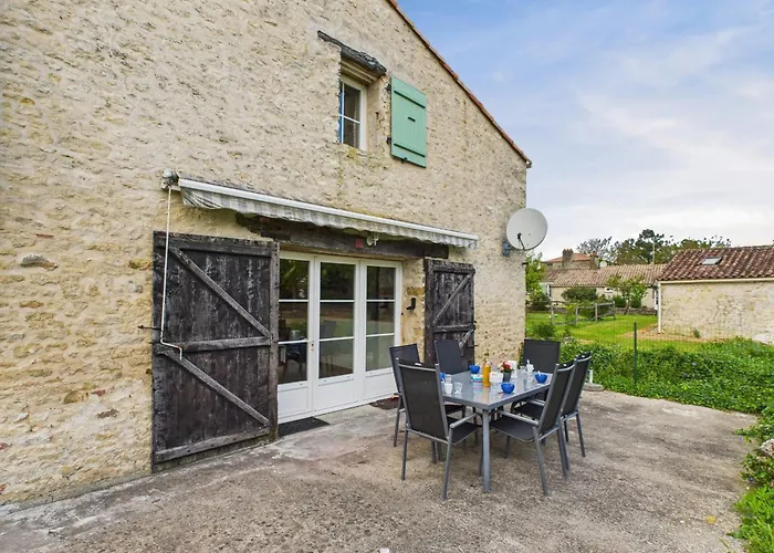 Maison Authentique En Pierre Pour 7 Avec Jardin Saint-Vincent-sur-Jard